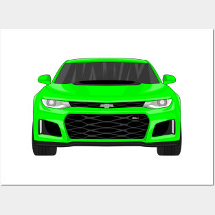 CAMARO LIME Posters and Art